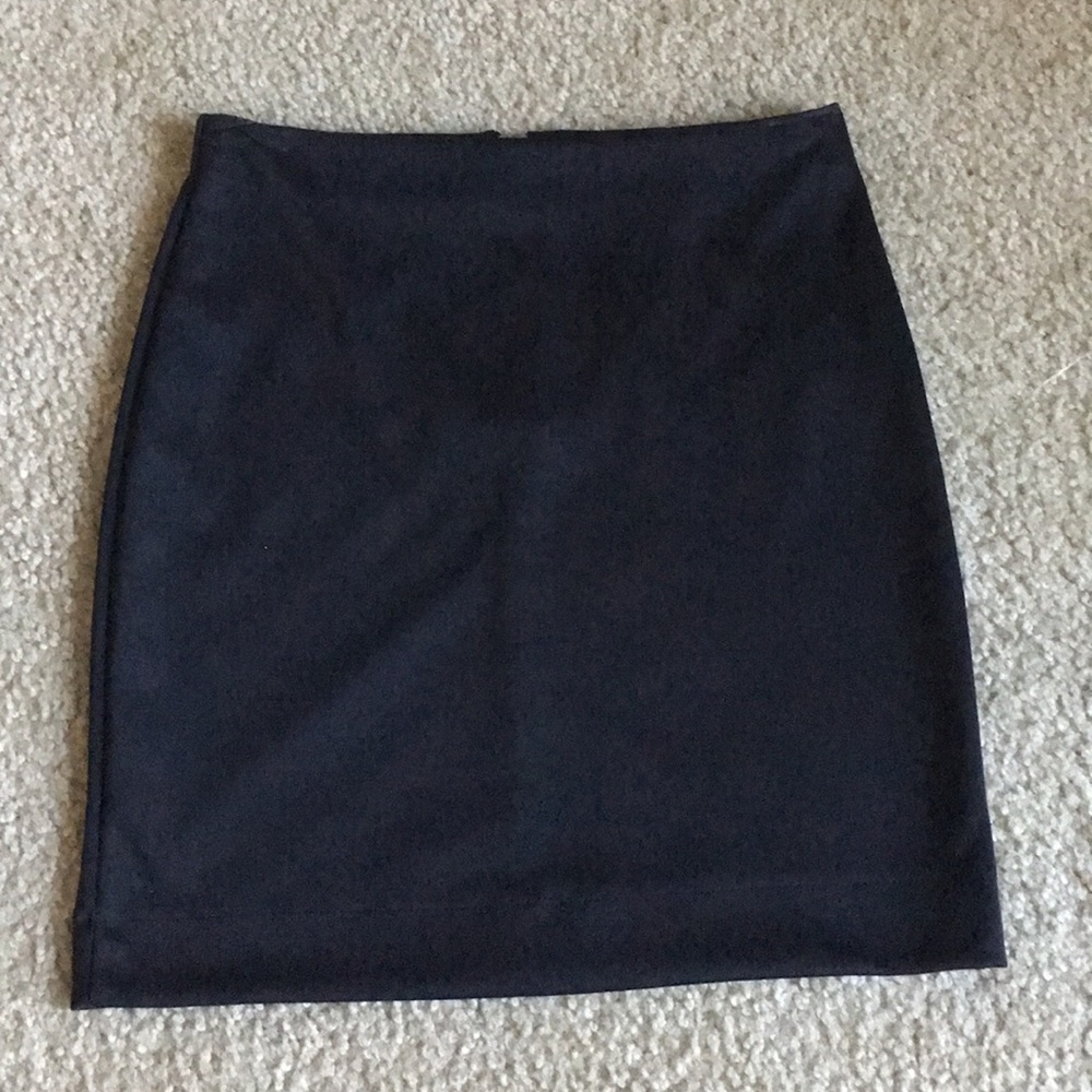 Black bondage mini skirt